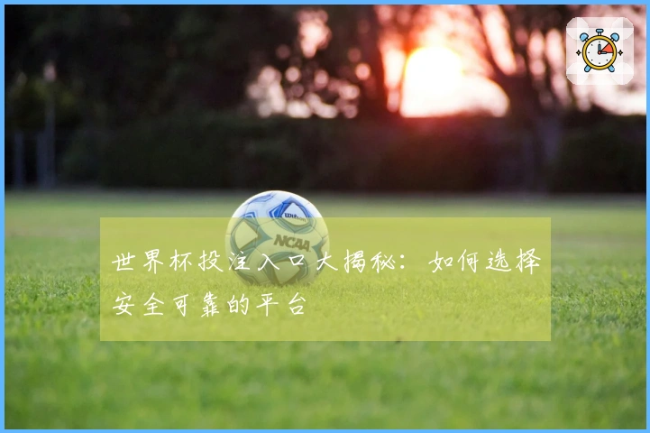 世界杯投注入口大揭秘：如何选择安全可靠的平台